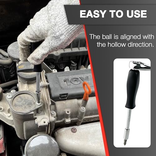 EACELIY 122Pcs 1/4" & 3/8” Drive Impact Socket Set, Ratchet Socket Wrench Set with Extention Bar, Adapter, Screw Bits,Drive Bit Holder, Spark Plug Socket,CR-V - size: 122PCS 1/4&3/8inch