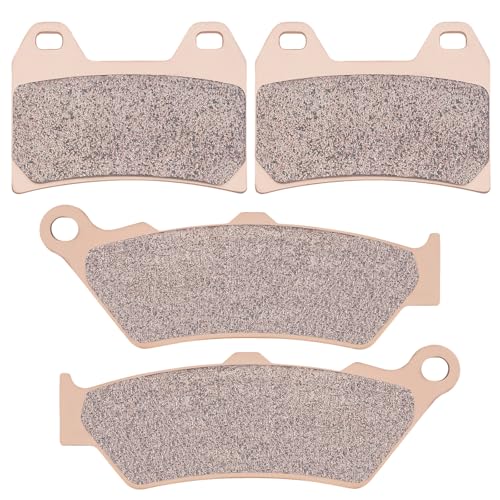AHL Front & Rear Brake Pads Set for Victory V92C (All Models Single Front Rotor) 1998-2003 (Sintered copper-based) - size: Sintered copper-based