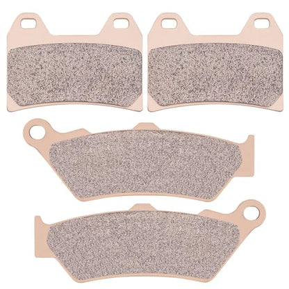 AHL Front & Rear Brake Pads Set for Victory V92C (All Models Single Front Rotor) 1998-2003 (Sintered copper-based) - size: Sintered copper-based
