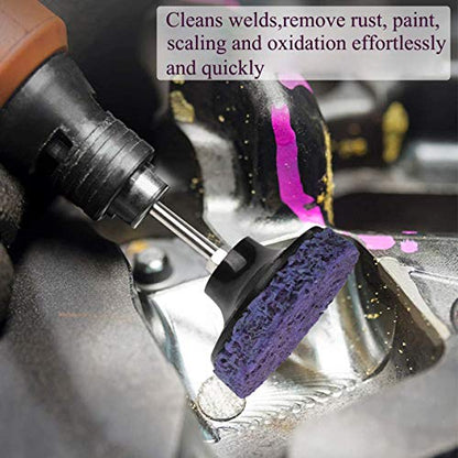 21 Pcs 2" Quick Change Easy Strip Discs, Paint Stripping Wheel for Drill,Die Grinder Attachments for Strips Paint