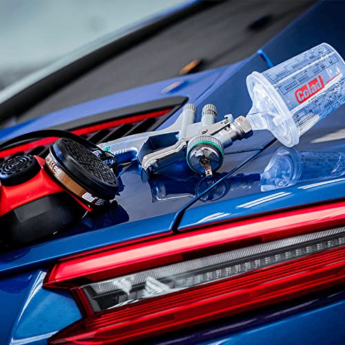 Colad Snap Lid System Automotive Spray Paint Application Kit including Mixing Cup and Lid with Built In Paint Filter 700ml 130 Micron