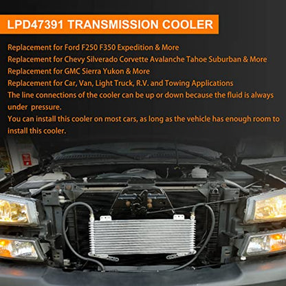 LPD47391 Transmission Oil Cooler Kit - color: Silver