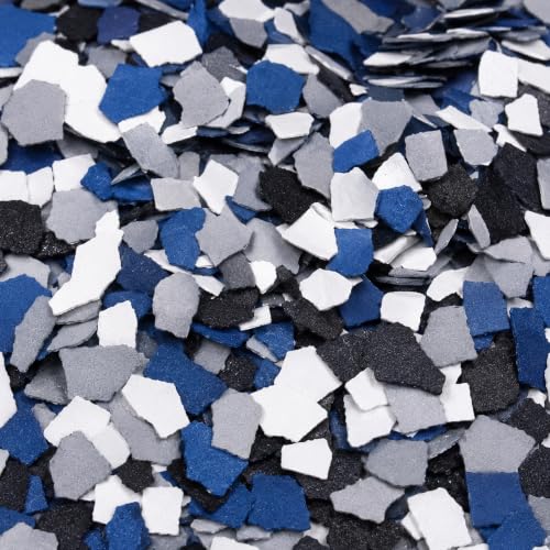Colored Epoxies 20 LB Decorative Vinyl Flakes for Epoxy Garage Floors - color: Orbit Flake