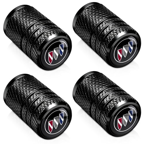 Tire Valve Stem Cap Cover for Buick Belt O-Ring Seal Corrosion Resistant tire Valve caps Car Accessories 4 Pack - color: Tire-D16