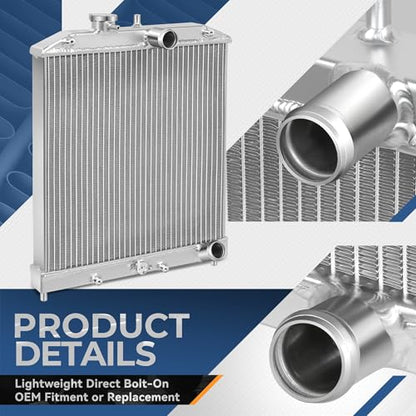 Auto Dynasty Radiator for 92-01 Honda Civic Del Sol Acura Integra MT - color: 92-01 Civic/Del Sol/Integra