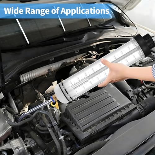 2-Pack 500CC Automotive Fluid Extractor Pump, Manual Oil Change Syringe with 50cm Rubber Hose, Manual Suction Vacuum Fuel Car Transfer for Power Steering