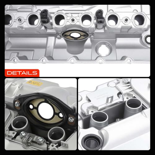 A-Premium Upgraded Aluminum Engine Valve Cover Kit - style: Upgraded Type (Aluminum)