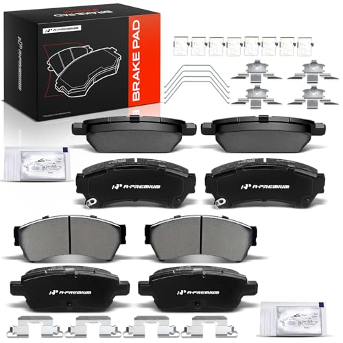 A-Premium Front and Rear Ceramic Brake Pads, 4-Pack