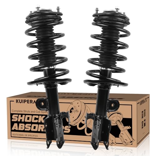 KUIPERAUTO 172689 172688 Front Struts Complete Assembly Compatible for 2010-2015 Toyota Prius Hatchback 4-Door 1.8L Front Shock Absorbers (Set of 2) - size: 2x Front Struts, style: 10-15 Toyota Prius