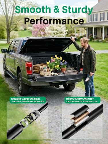 HUOPO ST270EDI-45 27 inch 45lb Gas Struts for Undercover Parts, 2 Pack