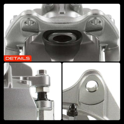 A-Premium Rear Left Driver Disc Brake Caliper with Bracket - style: Rear Driver