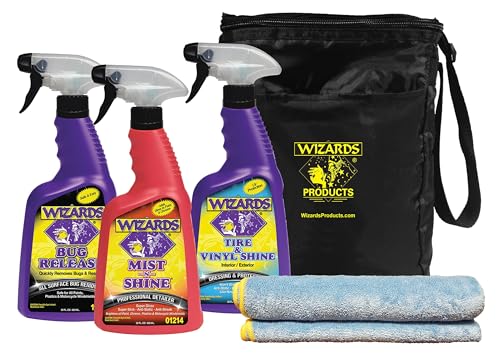 Wizards Automotive Quick Kit - 5-Piece Car & Motorcycle Detail Set - color: Quick Kit (5 pc)