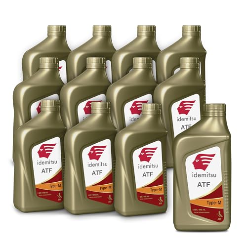 Idemitsu ATF Type M Transmission Fluid for Mazda – 1 Quart, Case of 12 - size: 1 Quart, Case of 12