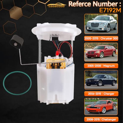 Electric Fuel Pump Assembly FIT Chrysler 300 2005–2015, Dodge Charger 2006–2015, Challenger 2008–2015, Magnum 2005–2008 – Replace OE# E7192M, 68102700AB, SP7029M - color: E7192M