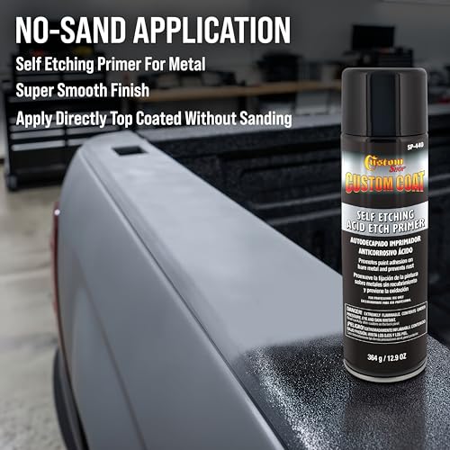 Custom Shop Self Etching Primer Spray, 12.9oz Gray, Acid Etch Primer
