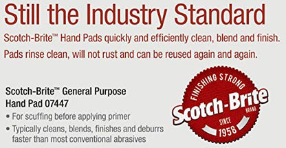 Cubitron Scotch-Brite Primer Prep Scuff 07747, 4-3/4 in x 15 ft (Pack of 3) - size: 30 Count (Pack of 3)