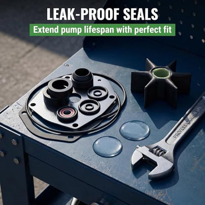 Water Pump Impeller Repair Kit 8M0100526 for Mercury Alpha One Gen2 - size: 8M0100526