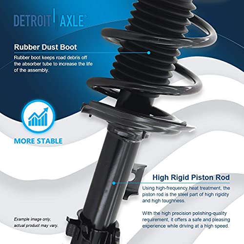 Detroit Axle - Front Struts Sway Bars for 2011-2016 Hyundai Elantra - size: 4QS1300508/Sway Kit