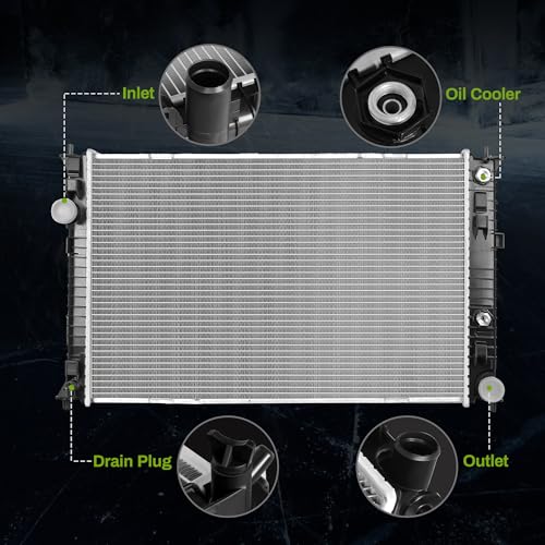 AUTOSAVER88 Radiator Compatible with 2006-2010 Ford Fusion - style: 06-10 Ford Fusion