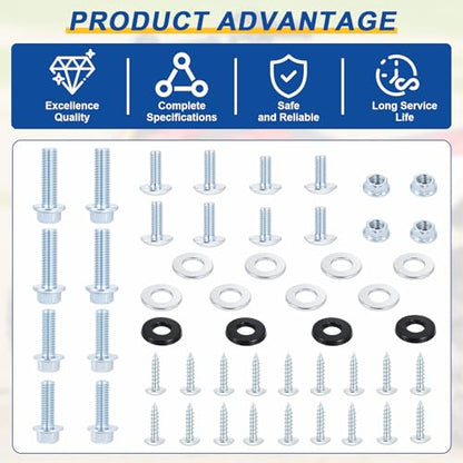 Podoy CRF50 Plastic Fairing Bolt Kit 50PCS Tank Mount Screw Set (50pcs)