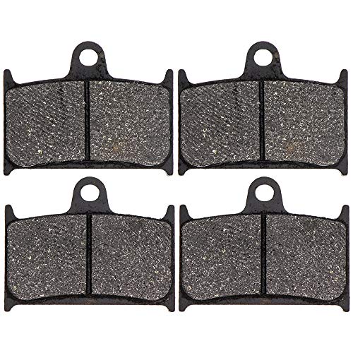 NICHE Front Rear Brake Pad Set for Triumph T2020393 T2020245 Semi-Metallic - size: Semi-Metallic