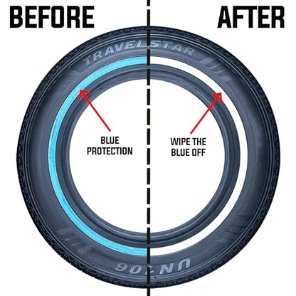 Set of 4 (FOUR) Travelstar UN106 175/75R14 14mm White Wall Radial Tire - size: 175/75R14