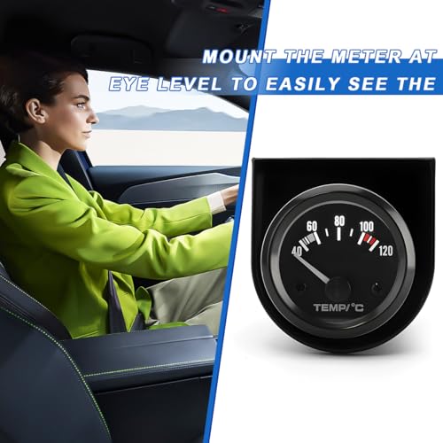 2 PCS Single Gauge Mounting Panel, 52mm 2 Inch Gauge Mounting Bracket Pod with Single Hole, Universal Vehicle Dashboard Gauge Pillar Mount Pod Holder for Auto, Truck, Boat - color: 2pcs
