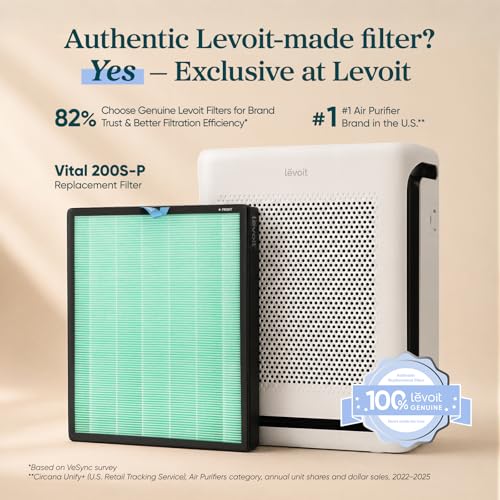 Levoit Vital 200S-P Air Purifier Toxin Absorber Replacement Filter, 1 Pack - style: Vital 200S-P Toxin Absorber Filter