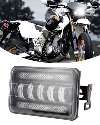 LED Light Bar Headlight Kit for Suzuki DR650S DRZ400 - size: 5-inch square LED headlights