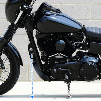 Mofun Front Engine Guard Crash Bar Fit for Harley Dyna 2006-2017 - color: Gloss Black