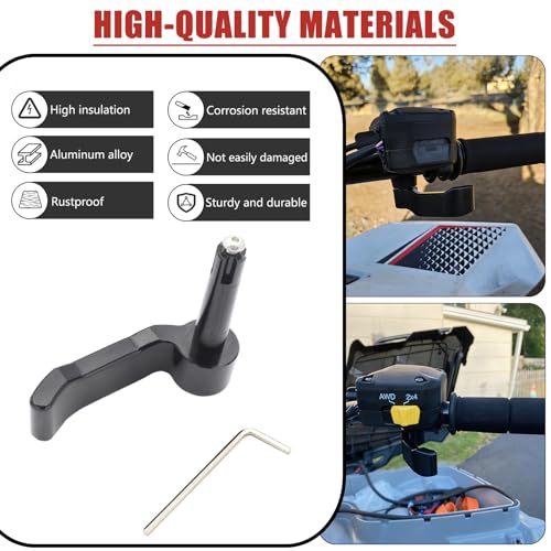 Thumb Throttle Compatible with Polaris Sportsman 450/550/570/850/1000 - color: black