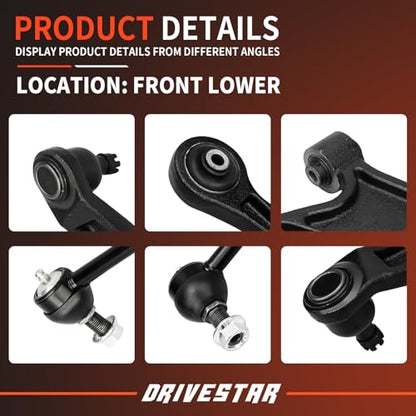 Front Lower Control Arm Ball Joint Sway Bar Link for Acura MDX 2001-2005 - size: CAK1135