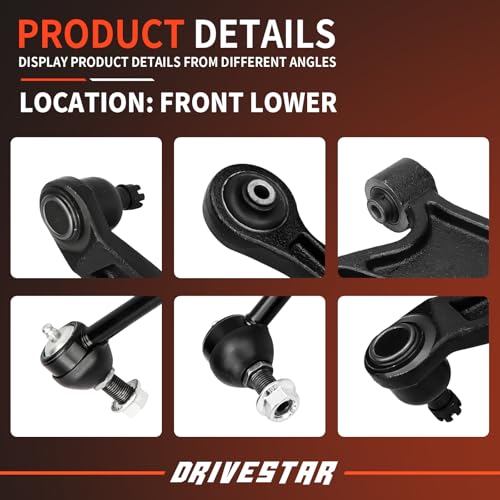 Front Lower Control Arm Ball Joint Sway Bar Link for Acura MDX 2001-2005 - size: CAK1135