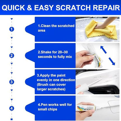 WC9 Hyper White Touch Up Paint Compatible with Hyundai Cars - color: WC9 Hyper White