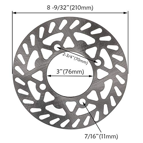 70/100-17 Wheel Tire and Rim With 15mm Bearing & Brake Disc Rotor & Hydraulic Disc Brake Caliper Master Cylinder & Rim Axle & Fork Shocker and Triple Clamp Handlebar Riser Set for Dirt Pit Trail