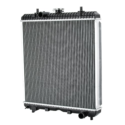 OE # 3C081-17100 Radiator Replacement for Kubota M9540FC M100XDTC M108SH M108SDSL SDSL2 M9540M100GXDTC M110XDTC M8540DT M8560HD M9960HDC M9960HF, Aluminium Tractor Radiator - size: 3C081-17100