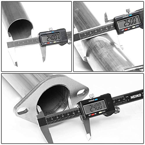 Auto Dynasty 2.4" Round Catback Exhaust System For 2013-2015 Toyota Tacoma