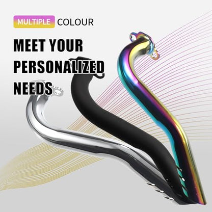 Mini Bike Exhaust Header Kit, Fit Predator 196cc 212cc 224cc GX160 Clone - size: colorful