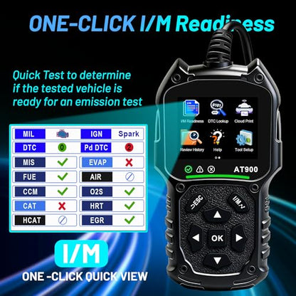OBDII Scanner Car Engine Fault Code Reader Diagnostic Vehicle Scan Tool - color: AT900 Universal OBD II Scanner
