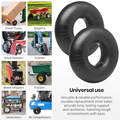 AR-PRO 2-Pack Heavy Duty 3.00-4 Inner Tube with TR87 Bent Valve Stem for ATV Wheelbarrows Tractors Mowers Hand Trucks E300 E325 Razor Scooter and More - size: 3.00-4