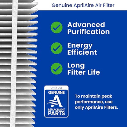 Genuine AprilAire 210 Replacement Filter for AprilAire Whole-House Air Purifiers - MERV 11, Clean Air & Dust, 20x25x4 Air Filter (Pack of 1)