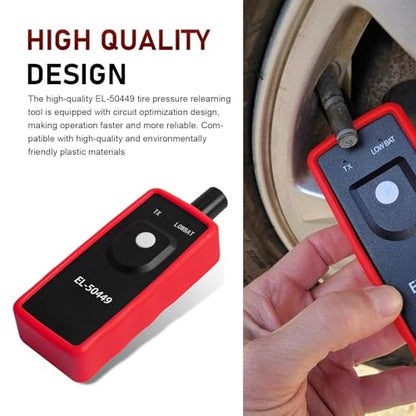 EL-50449 TPMS Reset Tool, Tire Pressure Sensor Reset TPMS Programming Tool, Compatible with Lincoln, Mercury, Ford F150 F250 F350 E150 E250 E350 Edge Escape Explorer (Black)