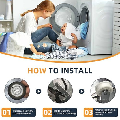 AGM75510755 Dryer Repair Kit - style: 4581EL2002C - Dryer roller replacement kit