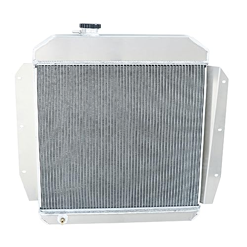 3 Row Aluminum Radiator Compatible with 1955 1956 1957 1958 1959 Chevy Truck Pickup 3100 3200 3400 LS Swap Engine