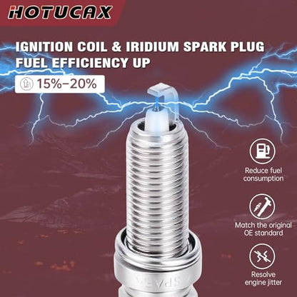 UF724 Ignition Coils & Spark Plugs Tune Up Kit, 4 Pack - size: UF724 & Spark Plugs
