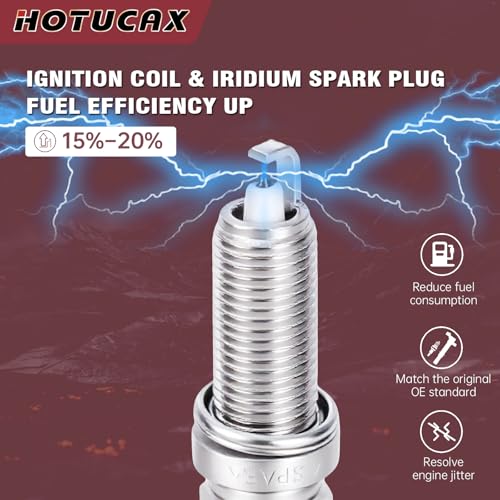 UF724 Ignition Coils & Spark Plugs Tune Up Kit, 4 Pack - size: UF724 & Spark Plugs