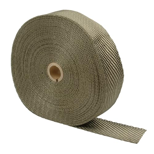 Design Engineering Titanium Exhaust Wrap 2" x 100' Lava Rock Technology - color: Titanium, size: 2" x 100'