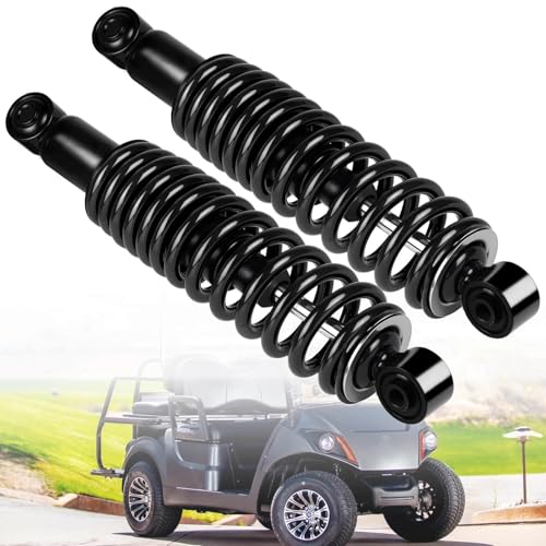 MOSNAI Heavy Duty Golf Cart Rear Shocks for Yamaha G14 G16 G19 G20 G22 G29 - color: Black