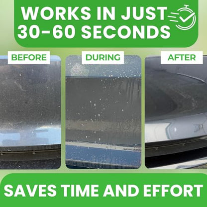 Bug Remover for Cars Exterior - Spray Dissolves Bug Splatter, Bird Poop, Tar and Road Grime - Safe on Paint, Chrome, Glass, & More - pH Neutral, Ceramic & Wax Safe - 16oz