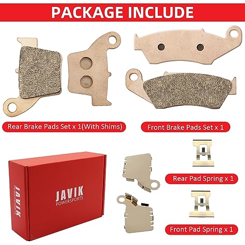 Front Rear Brake Pads Sintered for Honda CRF450R CRF250R CR250 CR125 CRF450X CRF250X CRF450 CRF250 CR250R CR125R
